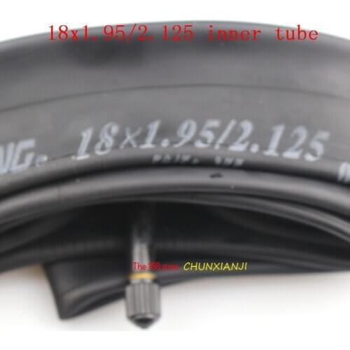 Good quality Inner Tube 18x1.95/2.125 with a Straight valve fits many gas electric scooters and e-Bike electric folding bicycle