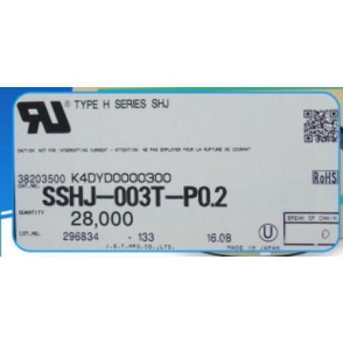 SSHJ-003T-P0.2 Crimp sockets Connectors Terminals housings 100% New and original parts
