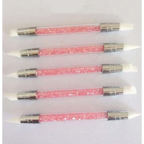 5Pcs Nail Tools New Hollow Engraving Embossing Pen Nail Gel Pen Clay Tools