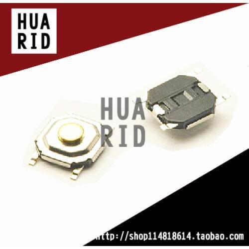 50pcs/Tact Switch 4*4*1.6H/MM Copper head SMD 4 foot Key switch Micro button 4*4/4X4X1.6mm