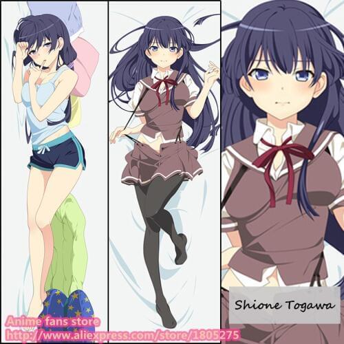 Anime Sora no Method Shione Togawa Cute Japanese Pillowcase Pillow Case Cover decorative Hugging Body Bedding
