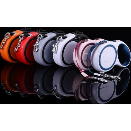 High Quality Dog Automatic Leash 2 Styles 3M 5M for Small Medium Dog Retractable Leash Pet Walking Lead