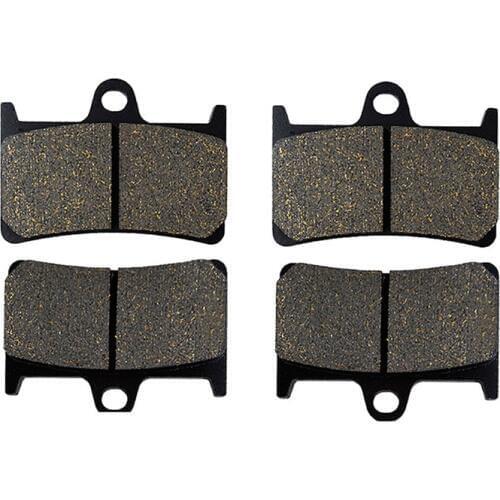 Motorcycle Parts Front Brake Pads Kit for YAMAHA FZ6 S2 ABS Naked 2007-10 TZR250 TZR250RS FZR400R 1991-1992 Metal & Brass Alloys