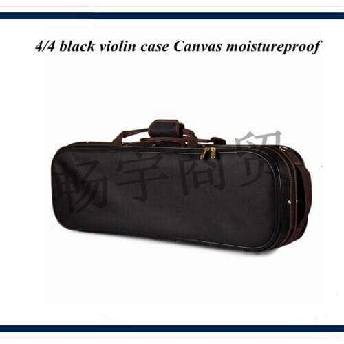 High quality 4/4 black violin case Canvas moistureproof Fashion style box violin parts violin accessories 007