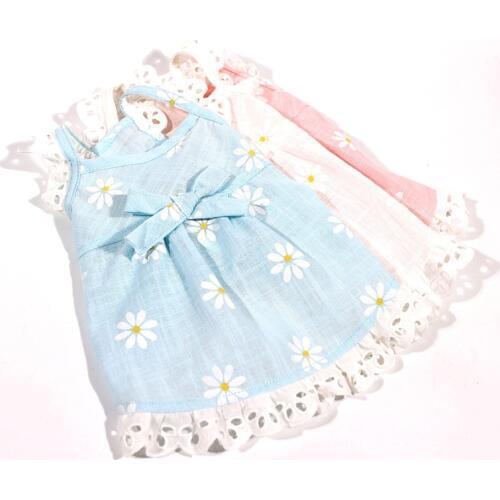 Floral Pet Cat Dress For Dogs Skirt Summer Dog Dress Clothing For Dogs Dresses For Small Medium Dog Chihuahua Yorkshire
