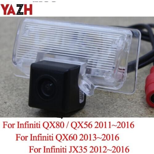 For Infiniti QX56 QX80 JX35 QX60 2011~2016 Night Vision Waterproof Car Reverse Backup Rearview Parking Rear View Camera HD CCD