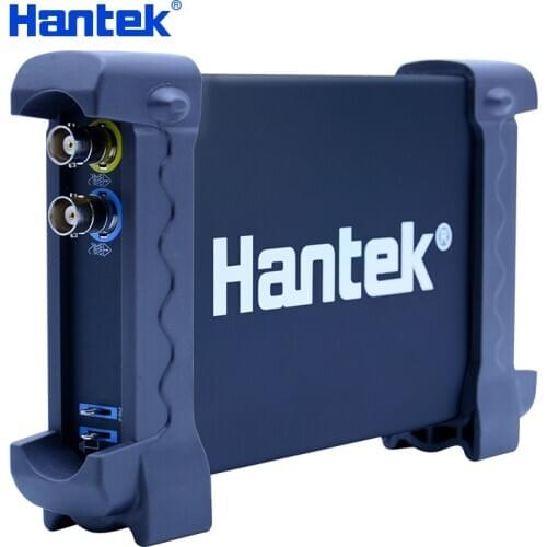 Hantek PC 2 Channels portable oscilloscope 20MHz-200MHz 48MS/s-250MSa/s Oscilloscope USB 2.0 6002BE series Support Win 7/8/10/NT