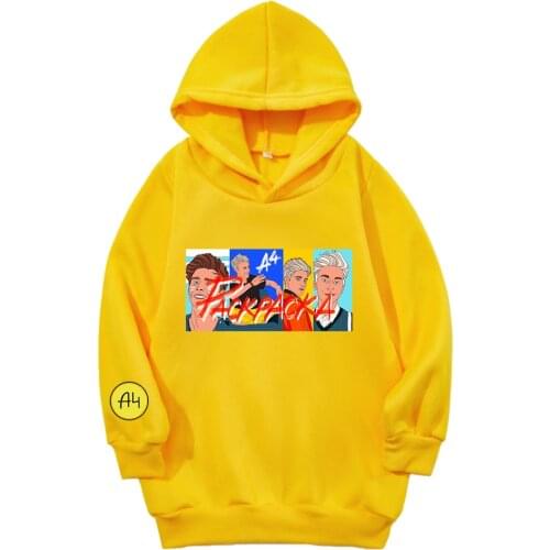 A4 Printing Cotton Long-sleeved Clothing Boys and Girls Spring and Autumn Fashion Sports Wear Hoodies Boutique Kids Clothing