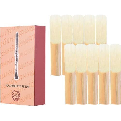 Box Of 10pcs B Clarinet Reeds Traditional Reeds Strength 2.5