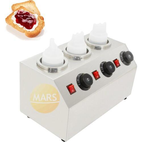 Kitchen Squeeze Bottles for Cheese Warmer Commercial Chocolate Heater Sauce Warmer Soy Jams Bottles Sauce Warming Machine