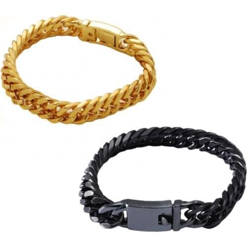 Fashion Simple Golden Chain Bracelet Bangle Jewelry Accessory Birthday Gift