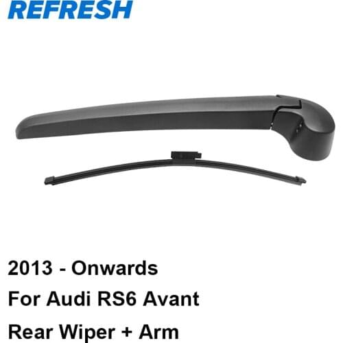 REFRESH Rear Wiper Arm & Rear Wiper Blade for Audi RS6 Avant 2013 2014 2015 2016 2017 2018 2019 2020