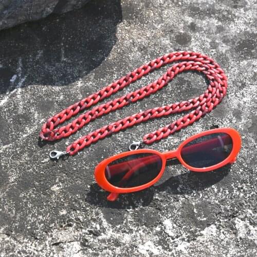 Small Frame Sunglasses And Glasses Chain Collocation For Women Polarized Vintage Eyewear Outdoor Sun Protection Sun Glasses