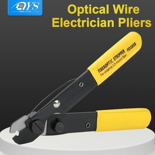Original Imported Miller Fiber Optic Stripper FO103-S Fiber Stripping Pliers Single Hole Clamp for 250μm Coating