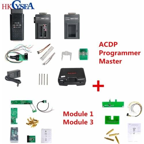 Yanhua Mini ACDP Master Key Programmer with Module1/2/3/9 for BMW CAS1-CAS4+/FEM/BDC/ DME ISN Code Read&Write for Land Rover KVM