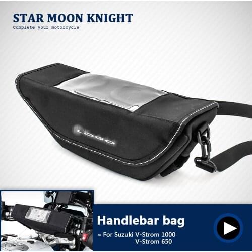 Handlebar Waterproof Bag Travel Bag storage bag For Suzuki V-Strom 1000 V-Strom 650 V strom Vstrom