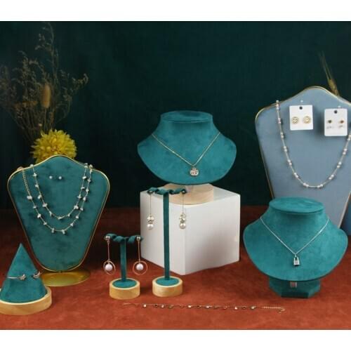 European Style Jewelry Organizer Storage Box Display Stand Rack for Necklace Earrings Showcase Decorate Jewelry Display Shelf