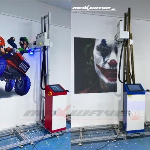 Vertical Wall Printer 3d Uv Printer Printing Machine Outdoor Indoor High Speed Double Sensers Uv 3d Vertical Wall Printer Machin