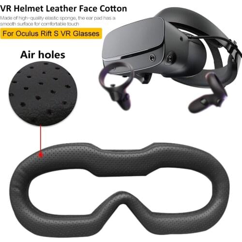 Replacement Eye Mask Leather Sponge Pad Cover Prevent Light-leaking Comfortable Durable For Oculus Rift VR