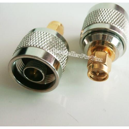 10Pcs SMA-N adapter SMA male Plug to Type N Plug Male straight RF Adapter Connector