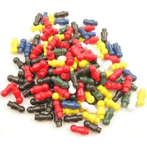 60Pcs/Set 26*10mm Chess Pieces Board Game Accessories Wood Pawn/Chess Card Pieces For Board Game and Other Games Accessories