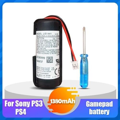 3.7V 1380mAh LIS1441 LIP1450 Lithium Rechargeable Battery for Sony PS3 PS4 PlayStation Move Motion Controller Game machine YY