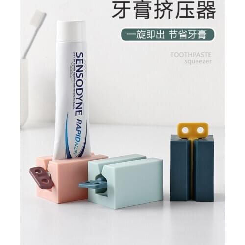 Bathroom Accessories Manual Toothpaste Squeezer Press-type Lazy Facial Cleanser Pressing Artifact