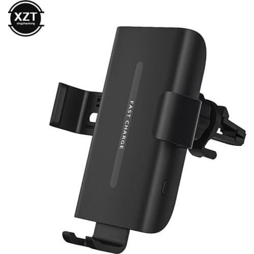 Automatic Clamping 20W Car Wireless Charger for iPhone 12 XS 11 SE Pro Samsung Xiaomi Infrared Sensor Car Phone Holder Charger