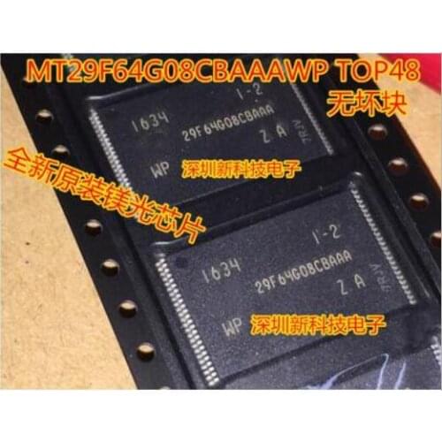 Free shipping 5PCS MT29F64G08CBAAAWP-Z:A MT29F64G08CBAAA TSOP48