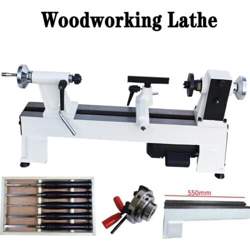 Woodworking Lathe Small Household Multifunctional Miniature Lathe Wood Spinning Machine Beads Processing Lathe Mini Lathe