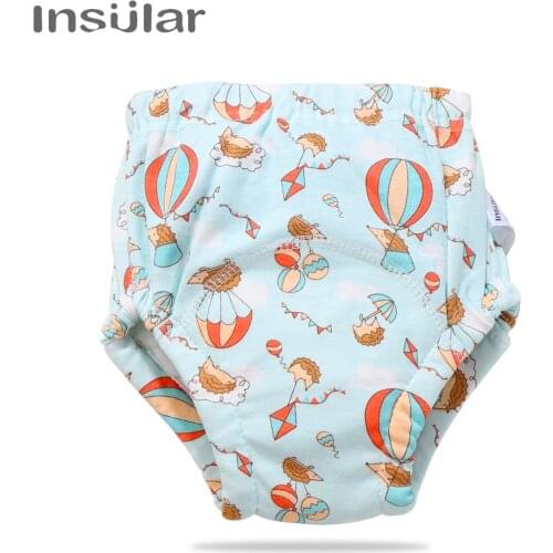 Cotton Baby Training Pants Panties Baby Diapers Reusable Cloth Diaper Nappies Washable Infants Children Underwear Nappy Changing