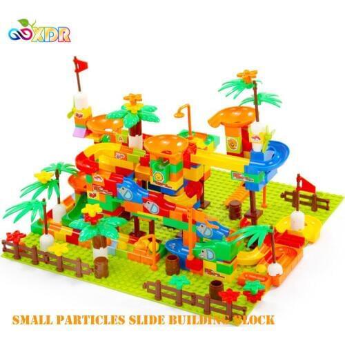 Small Particles Building Blocks Childrens Ball Slide DIY Lights Building Blocks Watch Puzzle Spell Insert Boys And Girls Toys