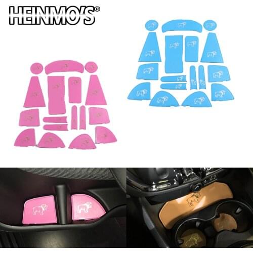 For Mini Cooper F54 Accessories Decor Door Groove Pad Car Styling Coaster Mat For Mini Cooper Clubman F54 Sticker Accessories