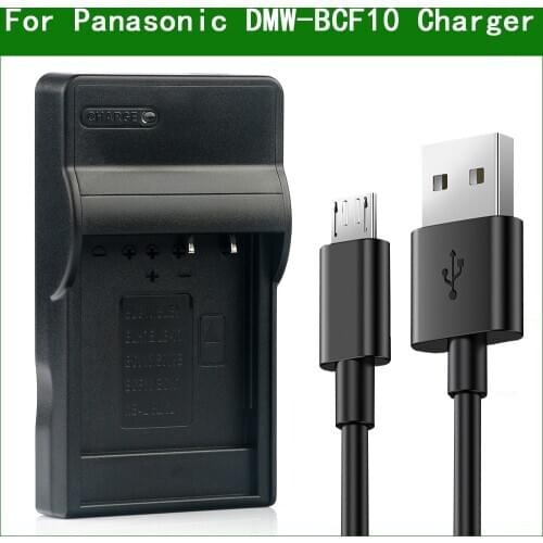 DMW-BCF10 CGA-S/106B S/106C S/106D Digital Camera Battery Charger For Panasonic DMC-F2 F3 F4 FH1 FH20 FH22 FH3 FP8 FS4 FS6 FS7