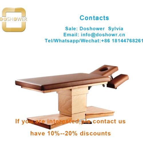 Doshower DS-W1723 modern tufted massage bed with hydro massage bed table for nugabest massage beds