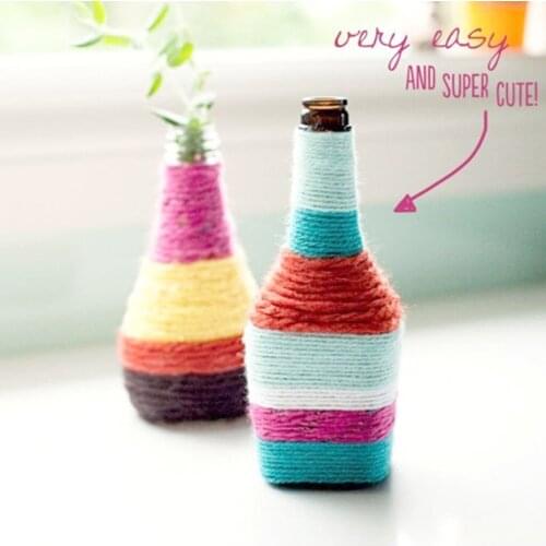 50m Jute Burlap Twine String Cord DIY Kids Craft Toy Making Home Decor 18 Colors