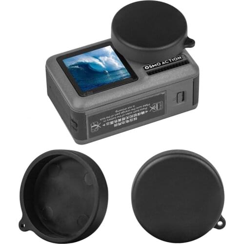 Lens Cover Cap for DJI Osmo Action Silicone Protective Cover Sports Camera Lens Cover Anti-scratch Action Camera Accessories