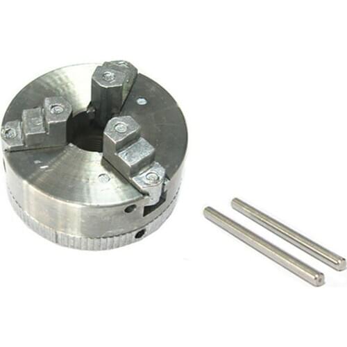 Mini Machine 3-jaw Chuck Lathe Drill Micro Clamp w/ 2 Chuck Key Drilling Tool