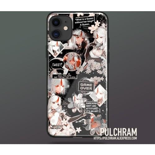 Genshin Impact Ning guang Glass Soft Silicone Phone Case Cover Shell for IPhone SE 6s 7 8 Plus X XR XS 11 12 Mini Pro Max