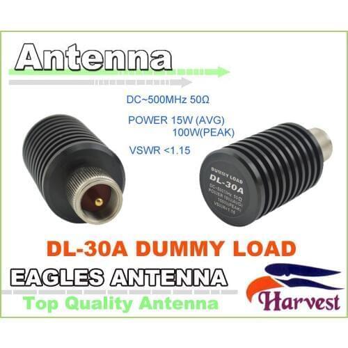 2014 New PL259-Male Connector Original Harvest Mobile Antenna DL-30A 0-500MHz 15Watt Dummy Load for CB Two-way Radio
