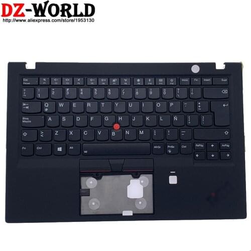 New Original C Cover Shell Palmrest Upper Case With Latin Spain Backlit Keyboard for Thinkpad X1 Carbon 6th Gen Laptop 01YR551