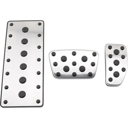 Brake Gas Accelerator Foot Rest Pedal for Toyota Land Cruiser LC200 Lexus LX570 2013 2014 2015 2016 2017 2018 2019 3PCS