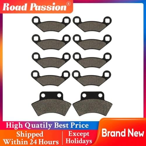 Road Passion Motorcycle Front and Rear Brake Pads For POLARIS 425 Magnum 6x6 1996-1997 250 300 400 500 Big Boss FA159 FA232