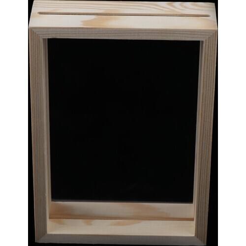 Transparent Single Picture Frame Wooden Frame Decor With Glass