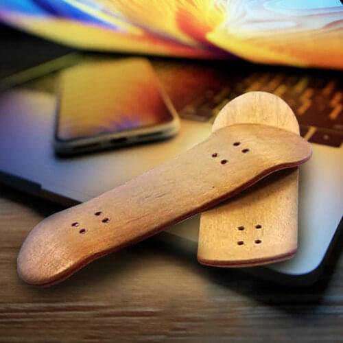 Maple Wood Fingerboard Professional Finger Skateboard Deck Mini Basic Skate Board Toys Double Rocker Penny Board For Kids
