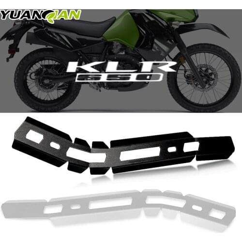 Motorcycle Exhaust system connector Protector guard Anti-scalding protection cover For KAWASAKI KLR650 KLR 650 2008-2021 2020 19