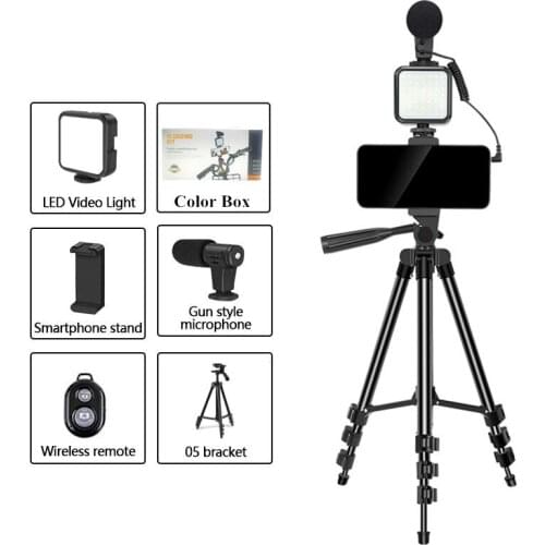 Tripod for Camera Monopod Stand with Smartphone Holder Professional Digital DSLR Camera Light 175cm Mobile Phone Accessories
