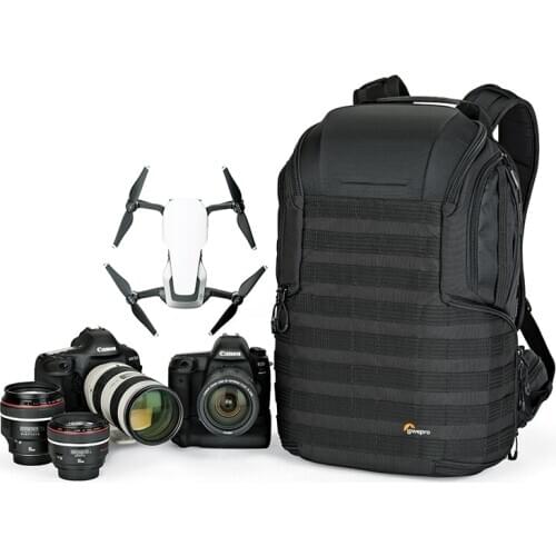 Shoulder camera bag Lowepro ProTactic 450 aw 450aw II SLR camera bag Laptop backpack with all weather Cover 15.6 Inch Laptop