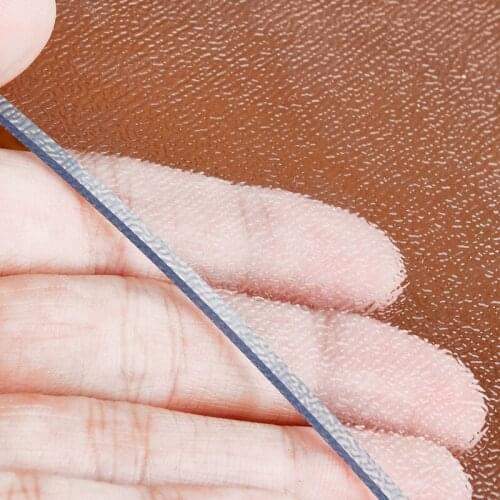 Upgraded Version Odorless PVC Transparent Soft Glass Tablecloth Tablecloth Table Crystal Scraper Customized Manufacturer