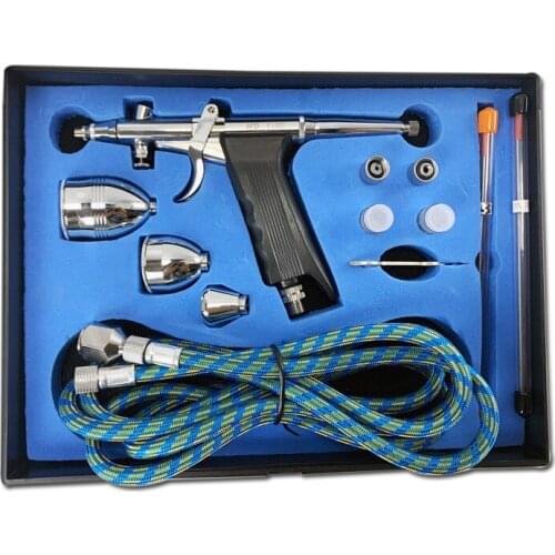 0.3mm/0.5mm/0.8mm double action spray gun trigger spray gun set with tip 3 cup spray gun model spray gun airbrush
